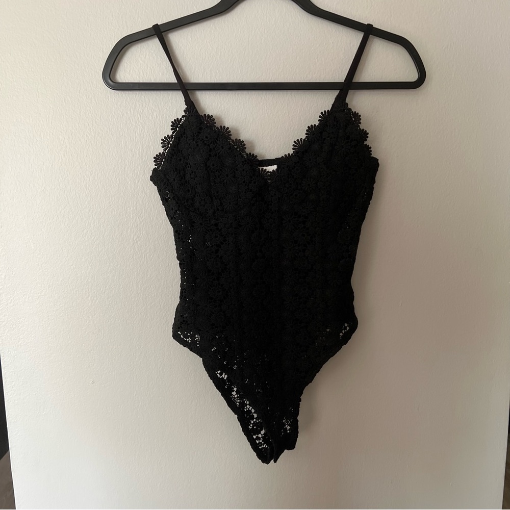 Crochet Flower Body Suit